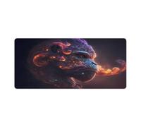 QSYFNBZL Stitched Edges Mouse Pad Gorilla Extra Large Mouse Mat 40x90cm Keyboard Desk Mat PC Office Spreadsheet Non Slip Stitched Edge