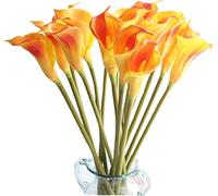 QSYJCCXD 10Pcs 67cm Artificial Calla Lily w/Long Stem Artificial Flower Bouquets Calla Lilies for Table Centerpieces Wedding Party Home Decor