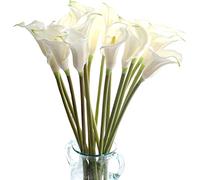QSYJCCXD 10Pcs 67cm Artificial Calla Lily w/Long Stem Artificial Flower Bouquets Calla Lilies for Table Centerpieces Wedding Party Home Decor