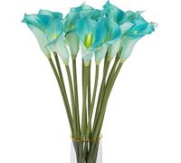 QSYJCCXD 10Pcs 67cm Artificial Calla Lily w/Long Stem Artificial Flower Bouquets Calla Lilies for Table Centerpieces Wedding Party Home Decor