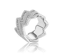 QSYJCCXD 14K Gold Full-Wanting Square Moissanite Ring, Emerald Cut Diamond Shaped Ring, A Luxurious Show of Affection for Special Occasions,Dad Gift