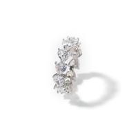 QSYJCCXD 14K Gold Single Row Heart Moissanite Ring for Men, Emblem of Romance, Thoughtful Gift for Special Occasions