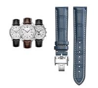 QSYJCCXD 18 19 20 21 22mm Genuine Calfskin Watchband For Master L2 L3 L4 L2.628 L2.673 Cowhide Leather Watch Strap Bracelet
