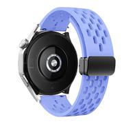 QSYJCCXD 18 20 22mm Magnetic Silicone Strap For Watch GT 5 46mm 41mm Breathable Sports Band For GT5 Pro GT4 GT3 GT2 Correa WatchBands