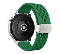 QSYJCCXD 18 20 22mm Magnetic Silicone Strap For Watch GT 5 46mm 41mm Breathable Sports Band For GT5 Pro GT4 GT3 GT2 Correa WatchBands
