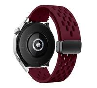 QSYJCCXD 18 20 22mm Magnetic Silicone Strap For Watch GT 5 46mm 41mm Breathable Sports Band For GT5 Pro GT4 GT3 GT2 Correa WatchBands