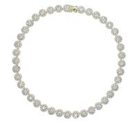 QSYJCCXD 18K Gold Moissanite Choker Necklace, Moissanite Design from Best Collection, Gift for Him