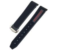 QSYJCCXD 18mm 19mm 21mm Rubber Watchband 20mm Fit for Omega Sxwatch Speedmaster Seamaster 300 AT150 Women Men Silicone Watch Strap