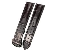 QSYJCCXD 18mm 20mm 22mm Cowhide Watch Strap For Omega 007 Seamster 300 De Ville AT150 19/21mm Commander Watchband Folding Buckle