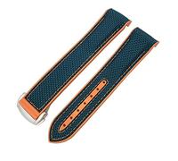 QSYJCCXD 19mm 20mm Nylon Rubber Watchband 21mm 22mm For Omega Seamaster 300 AT150 Speedmaster 8900 PlanetOcean Leather Strap