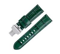 QSYJCCXD 20mm 22mm 24mm Soft Cowhide Genuine Bamboo Leather Watchband For Strap For Series Belt Accessories