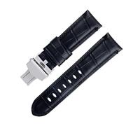 QSYJCCXD 20mm 22mm 24mm Soft Cowhide Genuine Bamboo Leather Watchband For Strap For Series Belt Accessories