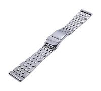 QSYJCCXD 20mm 22mm 24mm Stainless Steel Watchband For Watch Strap Men's Bracelet Push Button Hidden Clasp