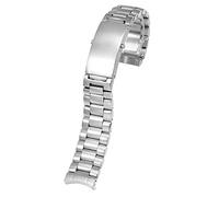 QSYJCCXD 20mm 316L Silver Stainless Steel Watch Strap for Omega New Seamaster 300 Speedmaster Planet Ocean Watch Band Men Bracelet