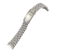 QSYJCCXD 20mm Quality 316L Stainless Steel Watch Band Fit For DATEJUST 36mm M126234 Silver Golden Business Metal Strap Men