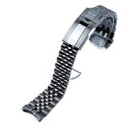 QSYJCCXD 20mm Silver Gold Stainless steel WatchBands Replace For Strap For DATEJUST Watch Band Submarine Wristband Bracelet