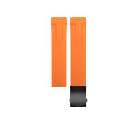 QSYJCCXD 20mm Sports Soft Silicone Watch Bands For Tissot Strap T048.417 Watch Band T-Race T-Sports Watchbands Bracelet Waterproof Soft Rubber 21mm