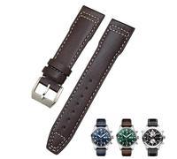QSYJCCXD 21mm 20mm Cowhide Leather Watchband Fit for IWC Pilot's Watches Portugieser Bracelets Blue Watch Strap Accessories Men tool