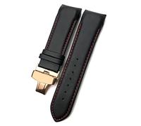 QSYJCCXD 22mm 23mm 24mm Curved End Watchband fit for T035617 Cowhide Watch Strap Clasp Bracelets Men