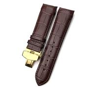 QSYJCCXD 22mm 23mm 24mm Curved End Watchband fit for T035617 Cowhide Watch Strap Clasp Bracelets Men