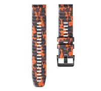 QSYJCCXD 22mm 26MM Camouflage Silicone Watch Band For Fenix 5/6 Pro/7X Instinct 2/2X Forerunner 955/945 Quick Release Wristband
