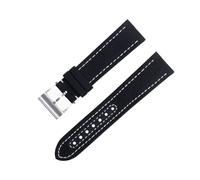 QSYJCCXD 22mm Black Blue Green Soft Nylon Watchband For Strap Avenger Navitimer Chronomat Superocean 44mm Dial Watch Band