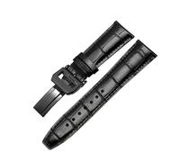 QSYJCCXD 22mm Cowhide Watch Strap Folding Buckle Clasp Leather Watchband Suitable for IWC PORTUGIESER Series Watch Men's Watch Accessorie