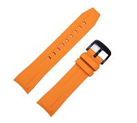 QSYJCCXD 22mm Soft Silicone Watch Band for Tissot Strap for T120 Seastar T120417A 45.5mm Dial Rubber Sport Watchband (Color : Black Blk Buckle, Size : 22mm)