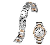 QSYJCCXD 23mm Metal Watch Bracelets Men Stainless Steel Watchbands Fashion Women Watch Strap Band for fit Accessories