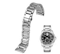 QSYJCCXD 23mm Metal Watch Bracelets Men Stainless Steel Watchbands Fashion Women Watch Strap Band for fit Accessories