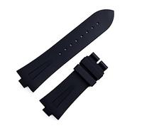 QSYJCCXD 25mm * 8mm Rubber Silicone WatchBand For Vacheron Constantin Overseas Watch Bnad Black Blue Waterproof Sport Strap