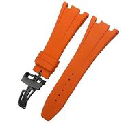 QSYJCCXD 27mm 28mm Fluorous Rubber Watchband for Audemars AP Piguet Royal Oak Offshore Soft FKM Silicone Watch Strap Mens Bracelet
