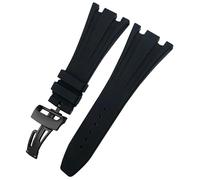 QSYJCCXD 27mm 28mm Fluorous Rubber Watchband for Audemars AP Piguet Royal Oak Offshore Soft FKM Silicone Watch Strap Mens Bracelet