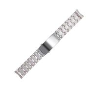 QSYJCCXD 316L Stainless Steel 20mm Watch Band Fit For Omega Strap Metal Watchband New Seamaster DIVER 300M Push Slider Buckle