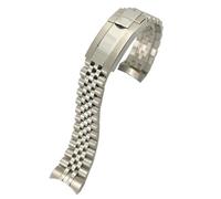 QSYJCCXD 316L Stainless Steel 20mm Watch Strap for 36mm Datejust 116233 116234 Silver Golden Solid Metal Watchband