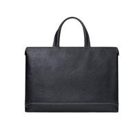 QSYJCCXD Business men's handbag, foreign trade bag, crossbody men's bag, leather briefcase, handbag