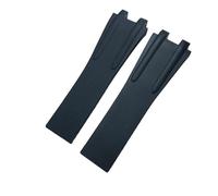 QSYJCCXD Convex Silicone Rubber Watch Strap 26mm Fit for Athens Watchband Folding Buckle Men Sports Waterproof Bracelets