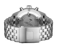 QSYJCCXD Curved End Interface Men's Metal Watchband For IWC Mark 17 18 Pilot's 377710 377714 Watch Strap Stainless Steel Chain 20MM 21MM