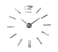 QSYJCCXD Decorative Wall Clock 3D Round Acrylic Silent and Non Ticking Seamless DIY Sticker Hanging Suitable for Living Room/Garden/Farmhouse/Indoor and Outdoor Decorative Wall Clocks