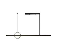 QSYJCCXD Designer's All Copper Strip Dining Room Droplight Metal Light Hanging Fixture Luxury Chandelier Living Room Light Ceiling Lamp Simple and Personalized Pendent Lamp Kitchen Pendant Vision