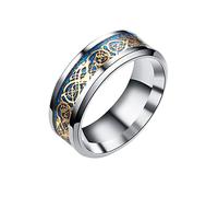 QSYJCCXD Dragon Ring for Women Wedding Promise Engagement Finger Rings Fashion Vintage Boho Jewelry Birthday Gifts Stacking Rings