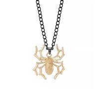 QSYJCCXD Fashion Black Red Spider Pendant Necklace Women Men Halloween Party Jewelry Gift-5
