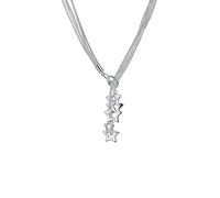 QSYJCCXD Five Snake Chain Star Pendant Necklace For Women Wedding Engagement