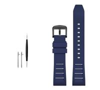 QSYJCCXD FKM Fluorine Rubber Watchband 20mm 21mm 22mm 24mm watches band sport watch strap