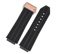QSYJCCXD FKM Fluorosilicone watchbands For BIG BANG Silicone 25 * 17mm 26 * 19mm Waterproof Men's Watch Strap Chain Watch Rubber Bracelet Wristband
