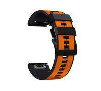 QSYJCCXD For Fēnix/Epix/Quatix/MARQ Series/Descent Series/D2 Series/Enduro/Tactix, Silicone Soft Breathable Waterproof Replacement Strap for QuickFit 22mm Watch Band
