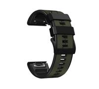 QSYJCCXD For Fēnix/Epix/Quatix/MARQ Series/Descent Series/D2 Series/Enduro/Tactix, Silicone Soft Breathable Waterproof Replacement Strap for QuickFit 22mm Watch Band