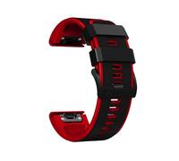 QSYJCCXD For Fēnix/Epix/Quatix/MARQ Series/Descent Series/D2 Series/Enduro/Tactix, Silicone Soft Breathable Waterproof Replacement Strap for QuickFit 22mm Watch Band