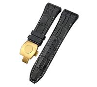 QSYJCCXD For Franck Muller Watch Band 28mm Cowhide Silicone Watch Strap Nylon Rubber Folding Buckle Watch Bands For Men Bracelet