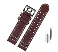 QSYJCCXD for Hamilton Khaki Aviation Watch H77616533 H70615733 Watch Strap Genuine Leather Jazz Field Men WatchBand 20 22 Military Style (Color : B Black Black, Size : 22mm)